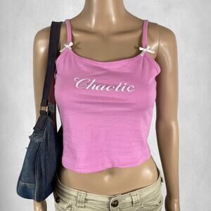 Wild fable pink chaotic tank